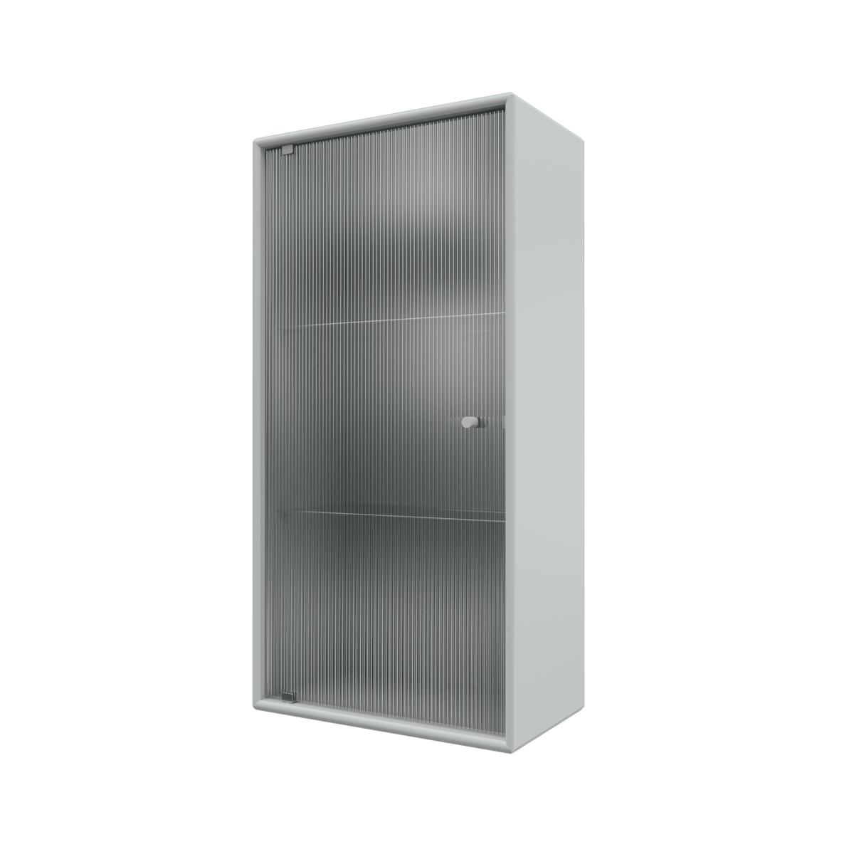 Montana Ripple V – vægskab med rillet glas, 35 × 70 cm