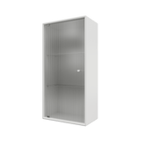 Montana Ripple V – vægskab med rillet glas, 35 × 70 cm - White - Jacobsen Plus