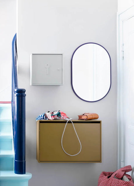 Colour Frame Spiegel oval - Look (SP812R), H 69,6 x B 46,8 cm von Montana - Anthrazit - Jacobsen Plus