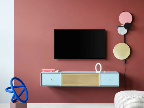 TV & Sound modul Octave II, VI18 medium, inkl. Rollen von Montana - Neu Weiß - Jacobsen Plus