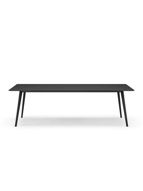 JW2410 Tisch von Montana - Schwarzes Linoleum / Schwarz (lackiert) - Jacobsen Plus