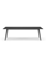 JW2410 Tisch von Montana - Schwarzes Linoleum / Schwarz (lackiert) - Jacobsen Plus
