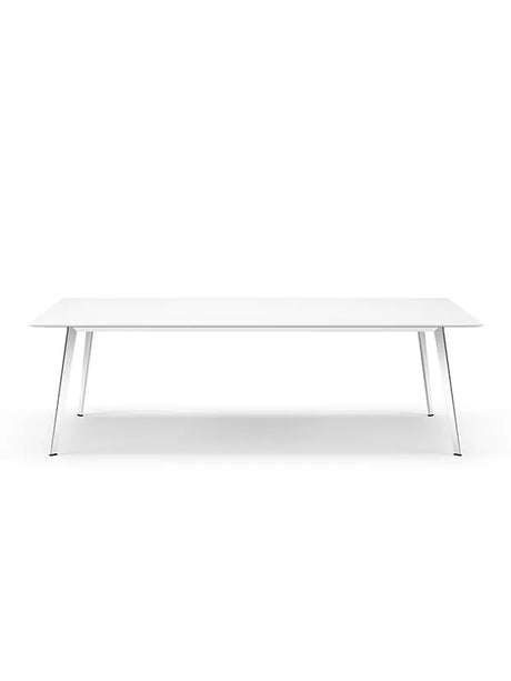 JW2510 Tisch von Montana - Snow (Seidenlaminat) / Aluminium (poliert) - Jacobsen Plus
