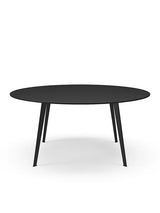 JW160 bord fra Montana - Sort linoleum / Sort (lakeret) - Jacobsen Plus