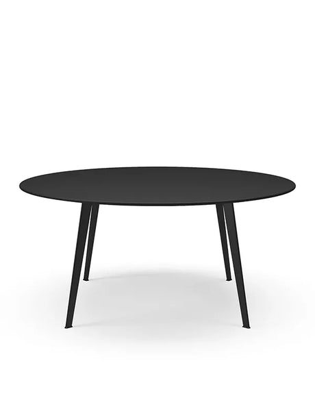 JW160 Tisch von Montana - Schwarzes Linoleum / Schwarz (lackiert) - Jacobsen Plus