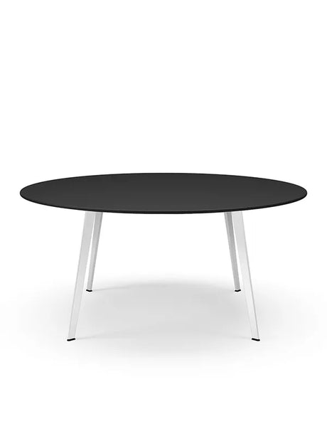 JW160 Tisch von Montana - Schwarzes Linoleum / Snow (lakeret) - Jacobsen Plus