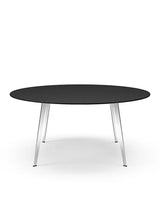 JW160 bord fra Montana - Sort linoleum / Aluminium (poleret) - Jacobsen Plus
