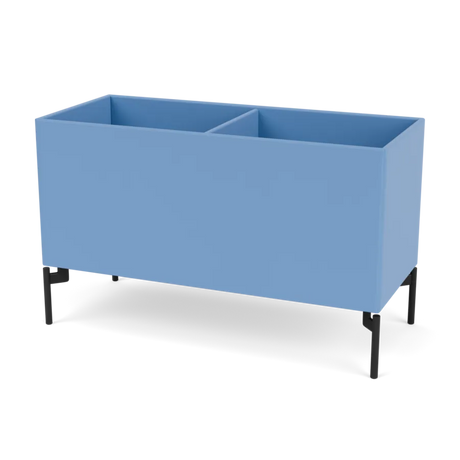 Pflanzkasten B69,6 cm T30, inkl. Beine von Montana - Azure / Schwarz - Jacobsen Plus