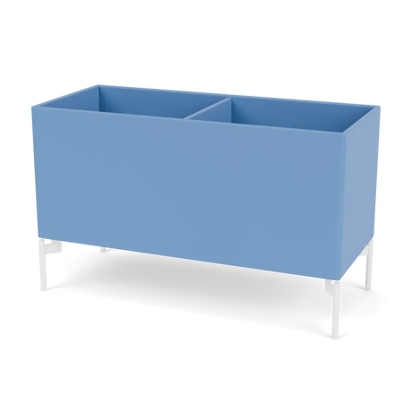 Pflanzkasten B69,6 cm T30, inkl. Beine von Montana - Azure / Schnee - Jacobsen Plus