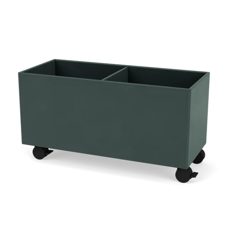 Pflanzkasten B69,6 cm, inkl. Räder von Montana - Black Jade - Jacobsen Plus