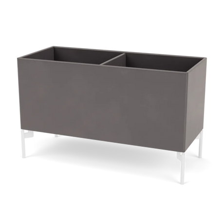 Pflanzkasten B69,6 cm T30, inkl. Beine von Montana - Kaffee / Schnee - Jacobsen Plus