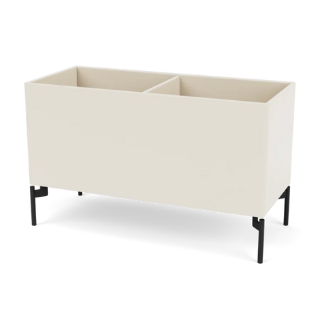 Pflanzkasten B69,6 cm T30, inkl. Beine von Montana - Hafer / Schwarz - Jacobsen Plus