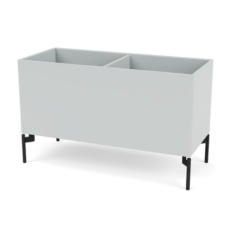 Pflanzkasten B69,6 cm T30, inkl. Beine von Montana - Oyster / Schwarz - Jacobsen Plus