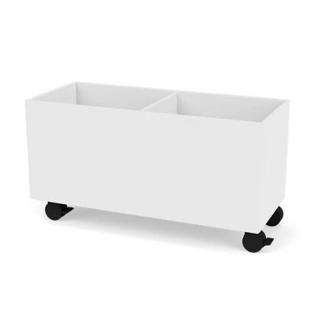 Pflanzkasten B69,6 cm, inkl. Räder von Montana - Schnee - Jacobsen Plus