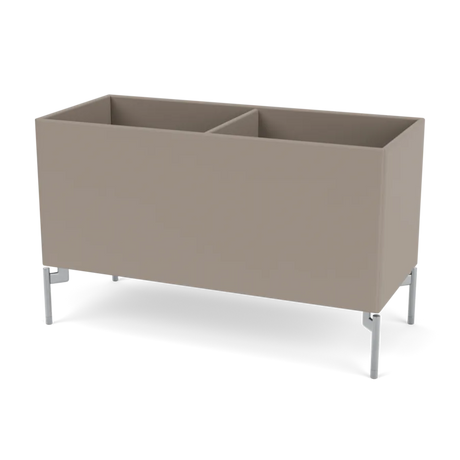 Pflanzkasten B69,6 cm T30, inkl. Beine von Montana - Trüffel / Krom - Jacobsen Plus