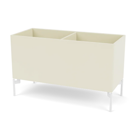 Pflanzkasten B69,6 cm T30, inkl. Beine von Montana - Vanille / Schnee - Jacobsen Plus