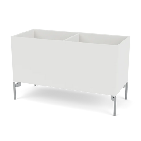 Pflanzkasten B69,6 cm T30, inkl. Beine von Montana - Weiß (white 01) / Krom - Jacobsen Plus