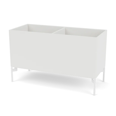 Pflanzkasten B69,6 cm T30, inkl. Beine von Montana - Weiß (white 01) / Schnee - Jacobsen Plus