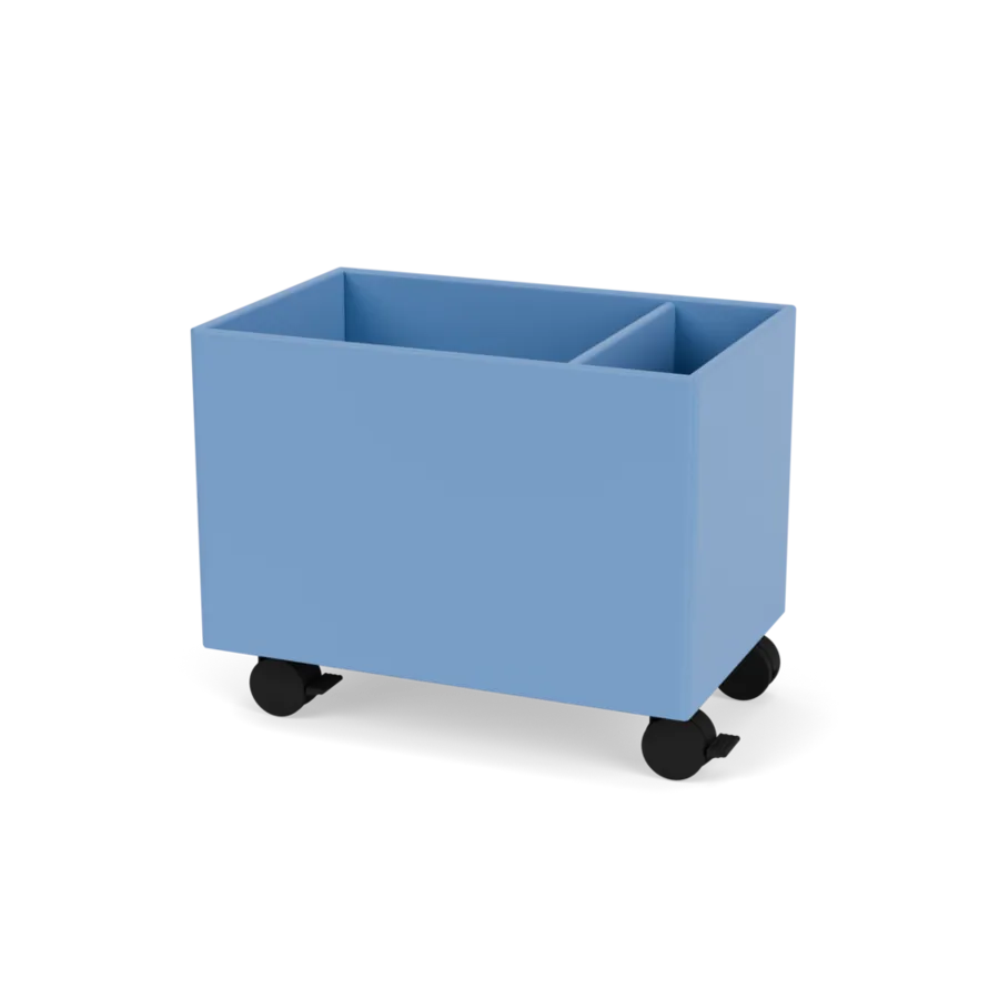 Plantekasse B46,8 cm, inkl. hjul fra Montana - Azure / Dybde: 30 cm - Jacobsen Plus