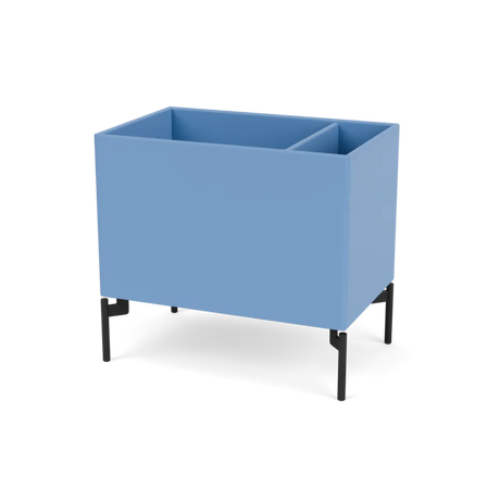 Pflanzkasten B46,8 cm T30, inkl. Beine von Montana - Azure / Schwarz - Jacobsen Plus