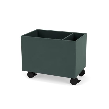 Plantekasse B46,8 cm, inkl. Räder von Montana - Black Jade / Tiefe: 30 cm - Jacobsen Plus
