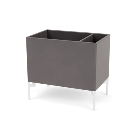 Pflanzkasten B46,8 cm T30, inkl. Beine von Montana - Kaffee / Schnee - Jacobsen Plus