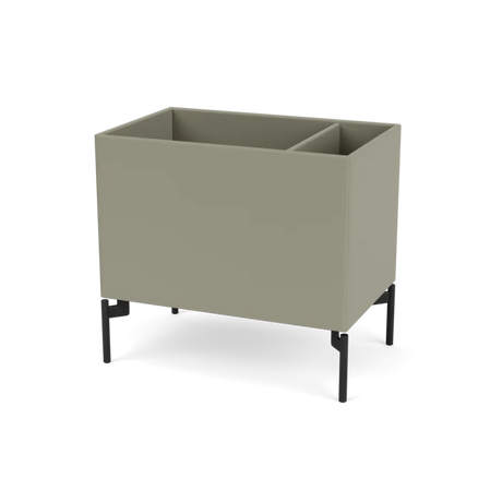 Pflanzkasten B46,8 cm T30, inkl. Beine von Montana - Fenchel / Schwarz - Jacobsen Plus