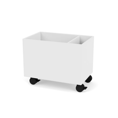 Plantekasse B46,8 cm, inkl. Räder von Montana - Schnee / Tiefe: 30 cm - Jacobsen Plus