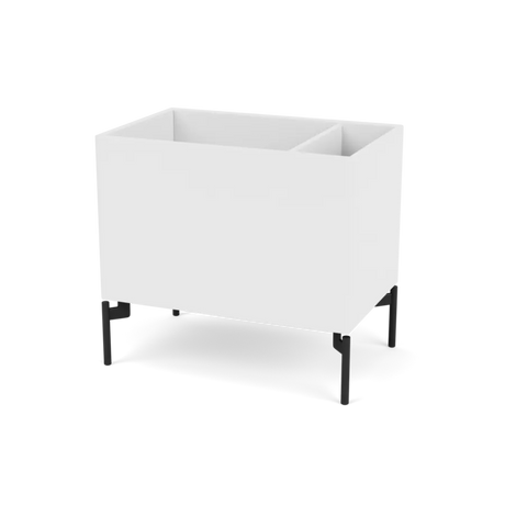 Pflanzkasten B46,8 cm T30, inkl. Beine von Montana - Schnee / Schwarz - Jacobsen Plus