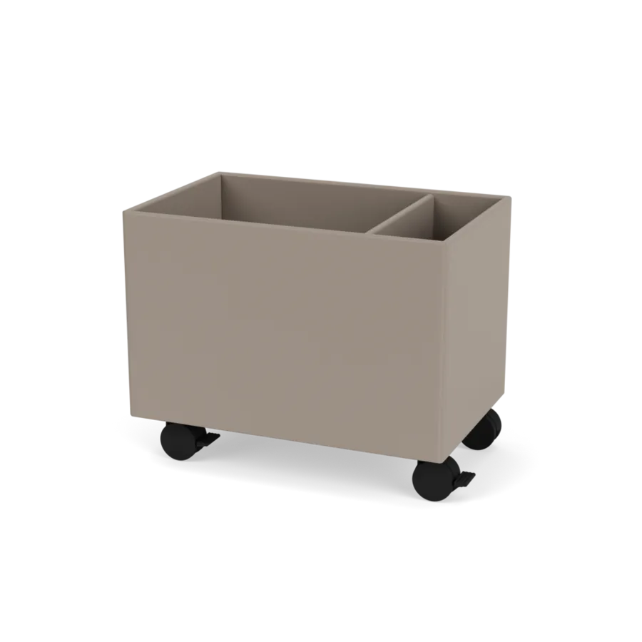 Plantekasse B46,8 cm, inkl. hjul fra Montana - Truffle / Dybde: 30 cm - Jacobsen Plus