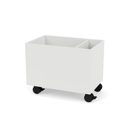 Plantekasse B46,8 cm, inkl. Räder von Montana - Weiß (white 01) / Tiefe: 30 cm - Jacobsen Plus