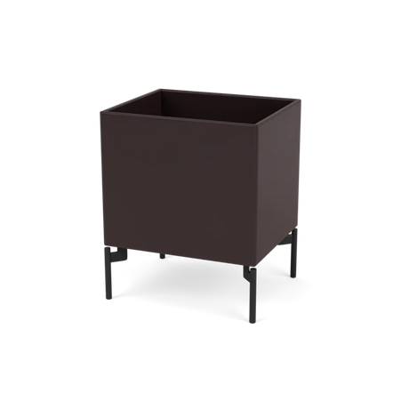Pflanzkasten B35,4 cm T30, inkl. Beine von Montana - Balsamico / Schwarz - Jacobsen Plus