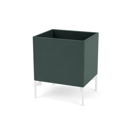 Pflanzkasten B35,4 cm T30, inkl. Beine von Montana - Black Jade / Schnee - Jacobsen Plus