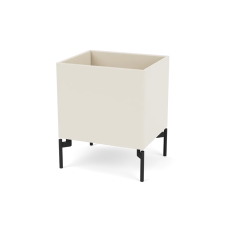 Pflanzkasten B35,4 cm T30, inkl. Beine von Montana - Hafer / Schwarz - Jacobsen Plus