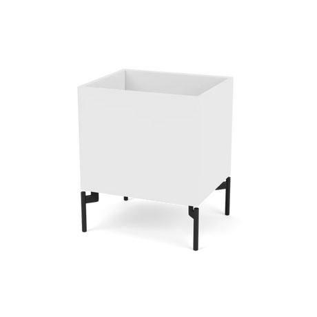 Pflanzkasten B35,4 cm T30, inkl. Beine von Montana - Schnee / Schwarz - Jacobsen Plus