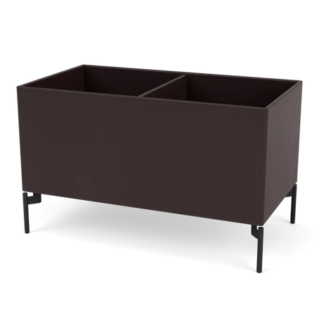 Pflanzkasten B69,6 cm von D38, inkl. Beine Montana - Balsamico / Schwarz - Jacobsen Plus