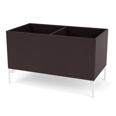 Pflanzkasten B69,6 cm von D38, inkl. Beine Montana - Balsamico / Schnee - Jacobsen Plus