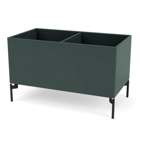 Pflanzkasten B69,6 cm von D38, inkl. Beine Montana - Black Jade / Schwarz - Jacobsen Plus