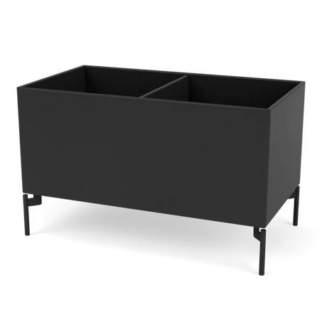 Pflanzkasten B69,6 cm von D38, inkl. Beine Montana - Schwarz / Schwarz - Jacobsen Plus