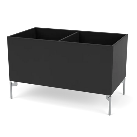 Pflanzkasten B69,6 cm von D38, inkl. Beine Montana - Schwarz / Krom - Jacobsen Plus
