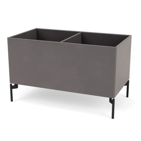 Pflanzkasten B69,6 cm von D38, inkl. Beine Montana - Kaffee / Schwarz - Jacobsen Plus