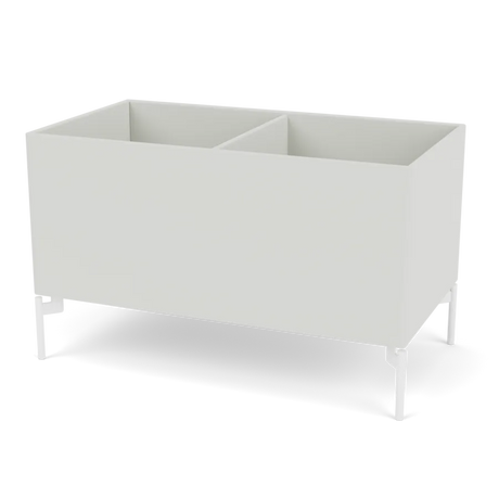 Pflanzkasten B69,6 cm von D38, inkl. Beine Montana - Nordisch / Schnee - Jacobsen Plus
