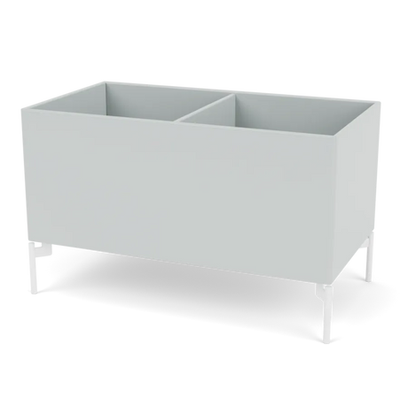 Pflanzkasten B69,6 cm von D38, inkl. Beine Montana - Oyster / Schnee - Jacobsen Plus