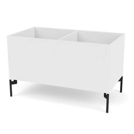 Pflanzkasten B69,6 cm von D38, inkl. Beine Montana - Schnee / Schwarz - Jacobsen Plus