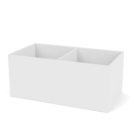 Pflanzkasten B69,6 cm von Montana - Schnee / Tiefe: 38 cm - Jacobsen Plus