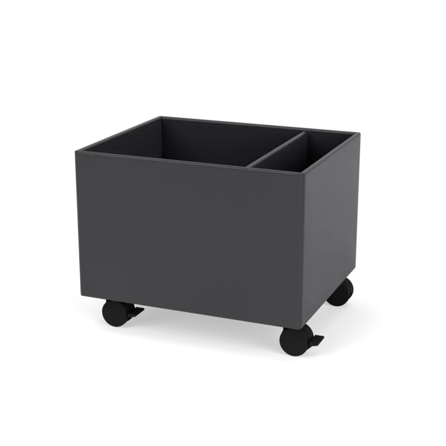 Plantekasse B46,8 cm, inkl. hjul fra Montana - Anthracite / Dybde: 38 cm - Jacobsen Plus