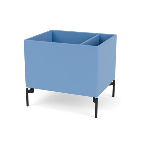Pflanzkasten B46,8 cm T38, inkl. Beine von Montana - Azure / Schwarz - Jacobsen Plus