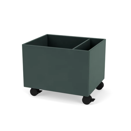 Plantekasse B46,8 cm, inkl. Räder von Montana - Black Jade / Tiefe: 38 cm - Jacobsen Plus
