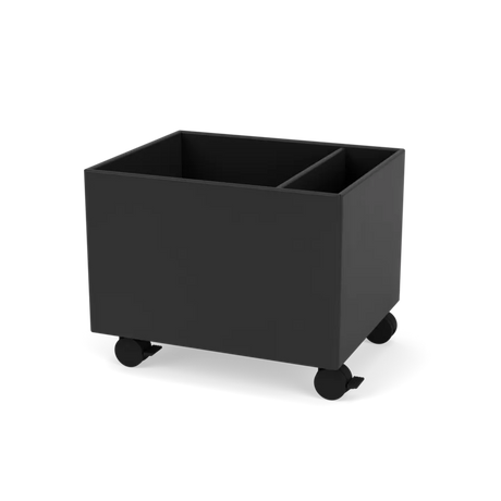Plantekasse B46,8 cm, inkl. Räder von Montana - Schwarz / Tiefe: 38 cm - Jacobsen Plus