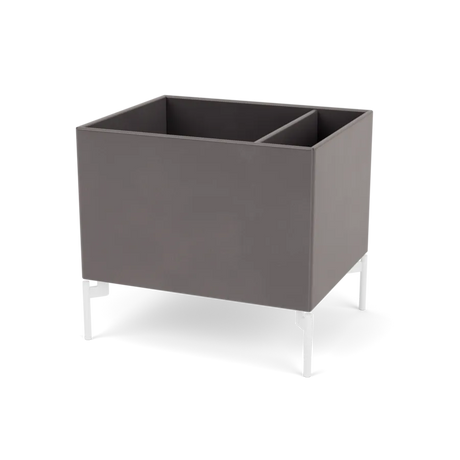Pflanzkasten B46,8 cm T38, inkl. Beine von Montana - Kaffee / Schnee - Jacobsen Plus
